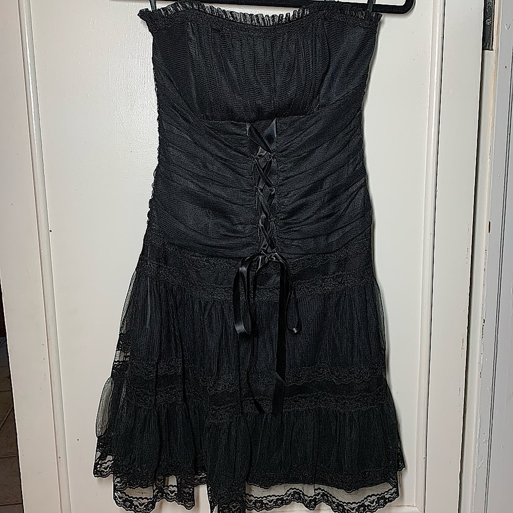 JESSICA MCCLINTOCK LACE COCKTAIL DRESS